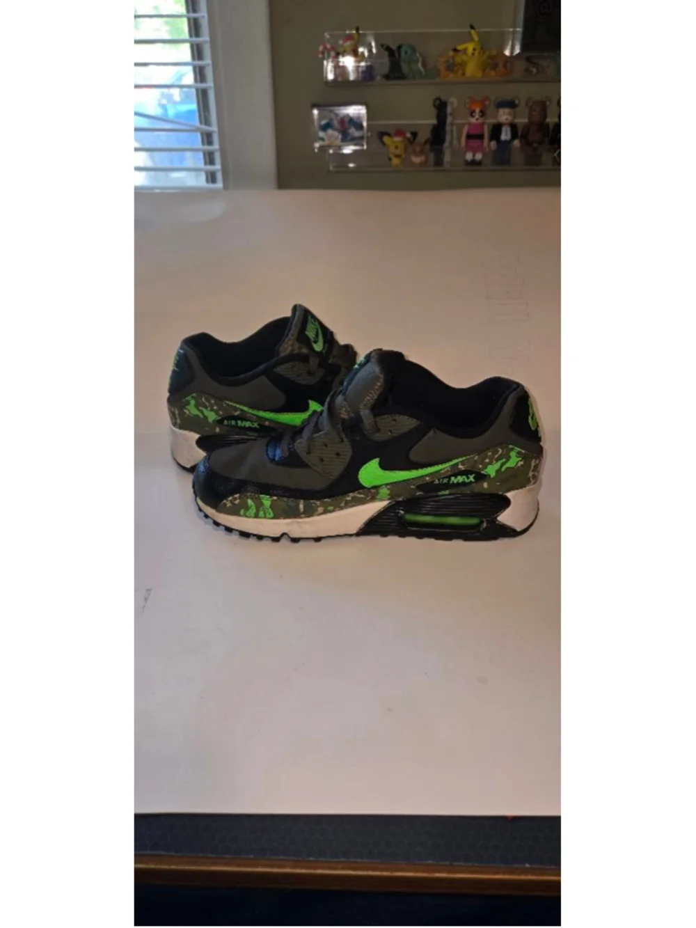 Boys Nike Air Max Sneakers 7y (Big Boy) Green Black Camo